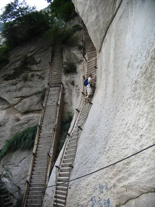 Stairs at Huashan, Shaanxi, China