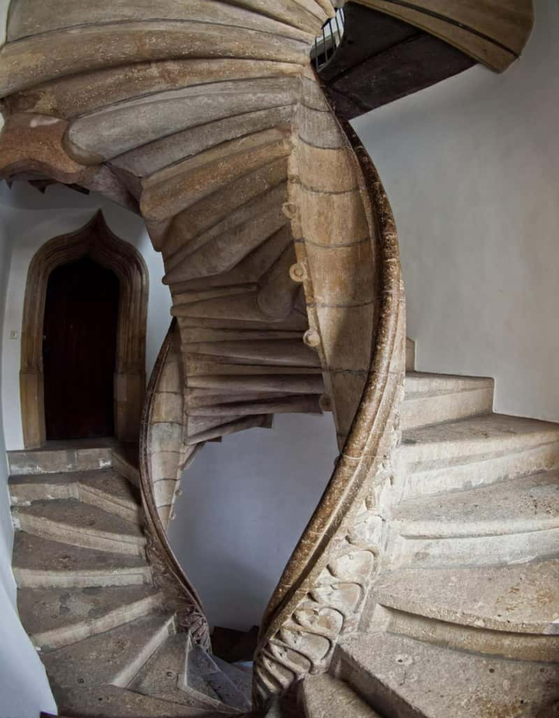 Double Spiral stairs in Graz, Austria