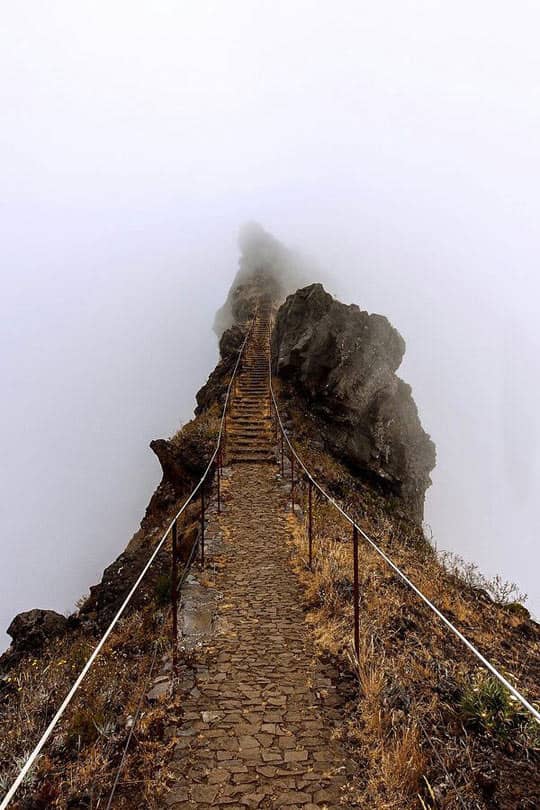 Stairs Into The Clouds (Pico do Arieiro, Madeira Island, Portugal)