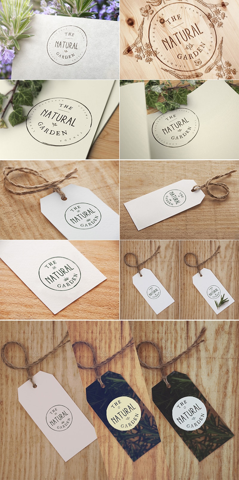 8 Label & Logo Mock Ups