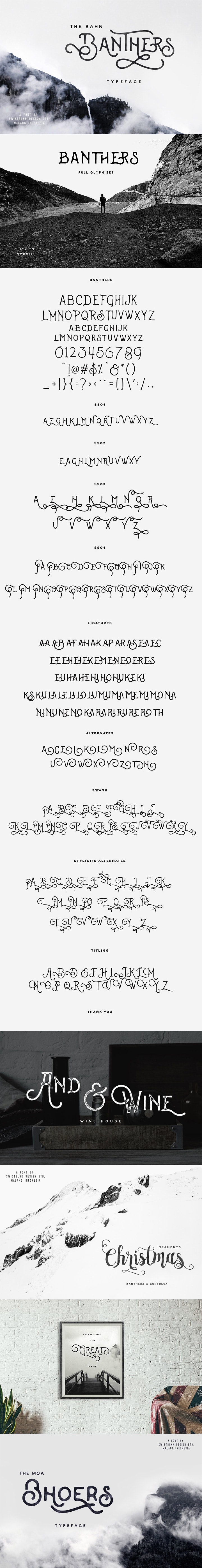 Banthers Typeface