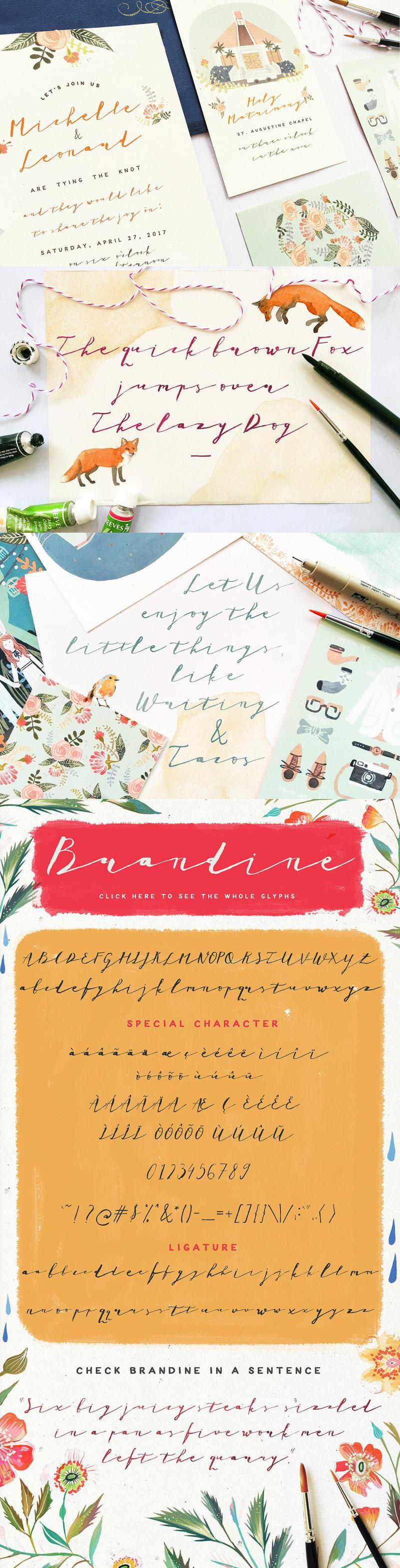 Brandine Script