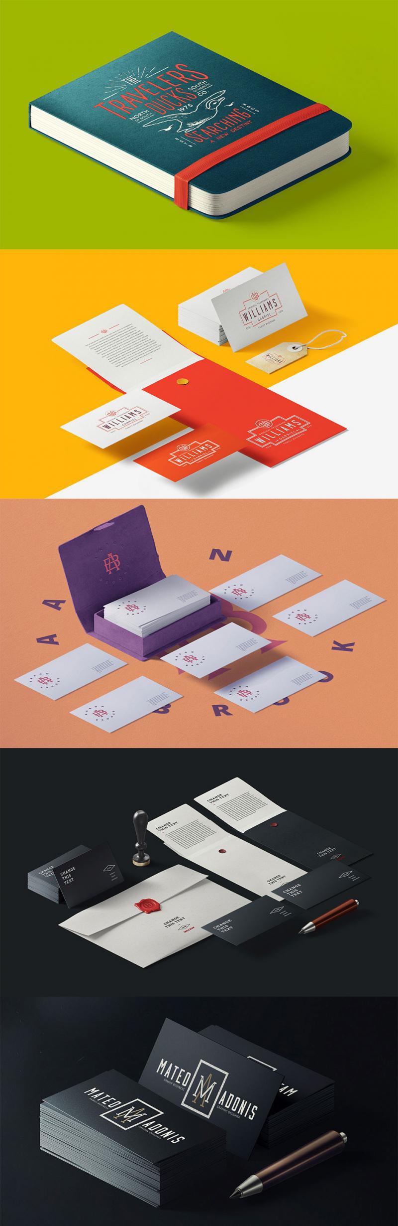 Cards and Envelopes Mockups