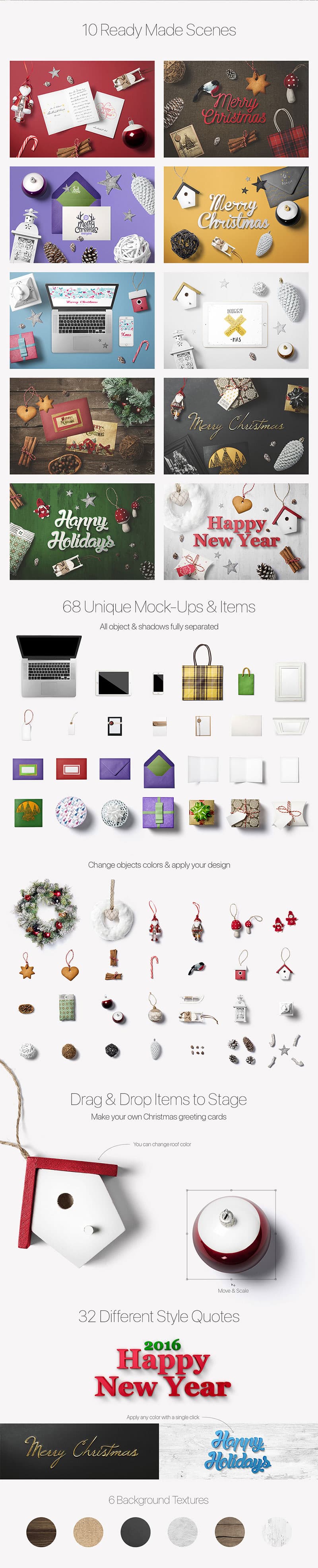 Christmas Mockup Creator