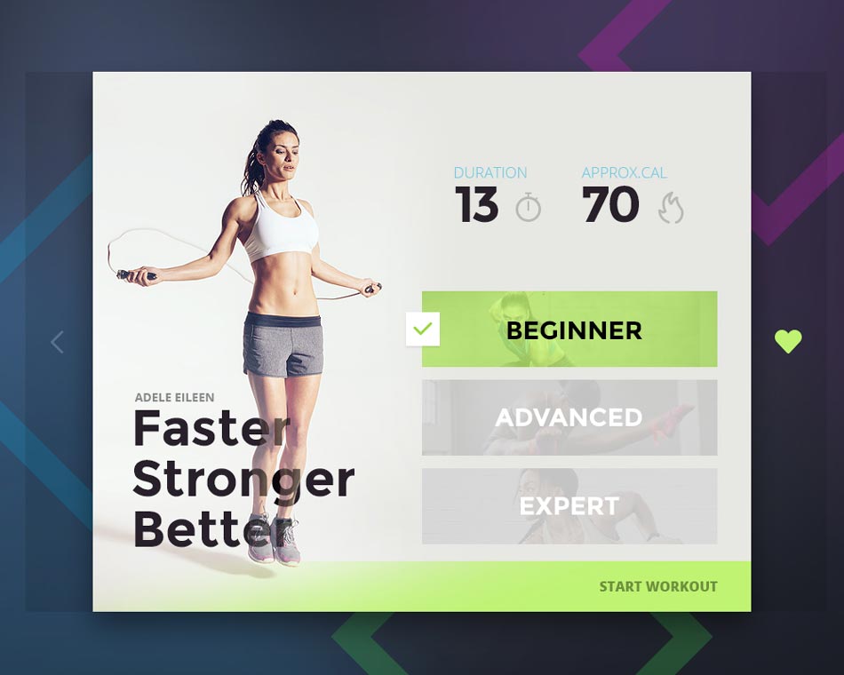 Day 008 - Fitness Card