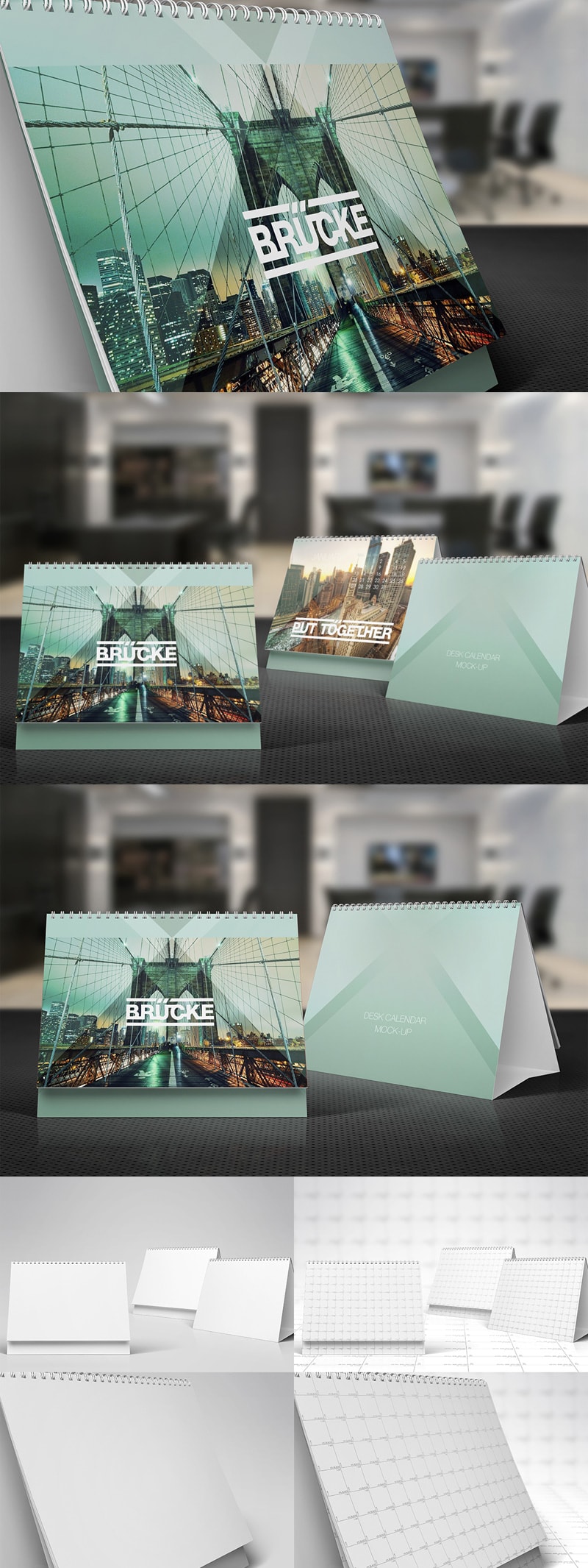 Desk Calendar Mock-Up vol.1