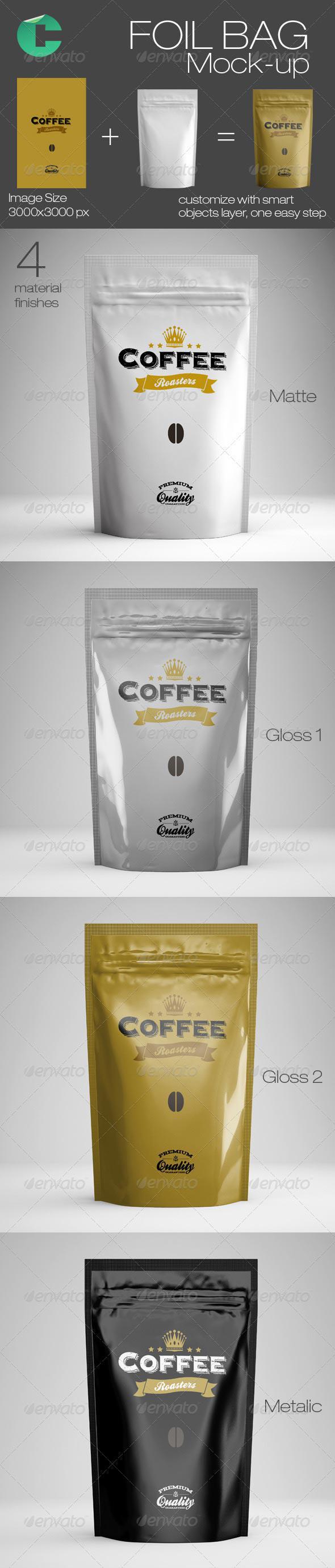 Foil Bag Mock-up | Food and Drink