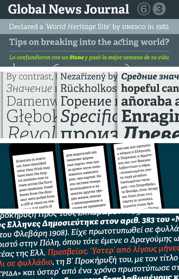 Font Adelle Cyrillic