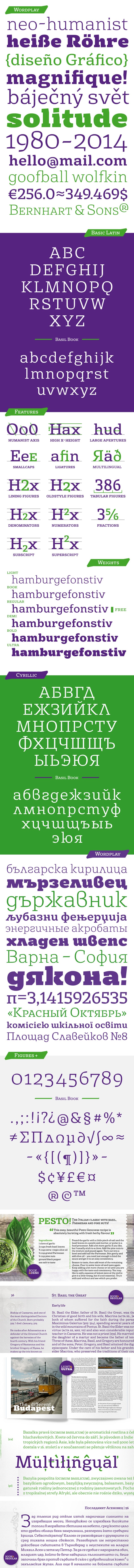 Font Basil