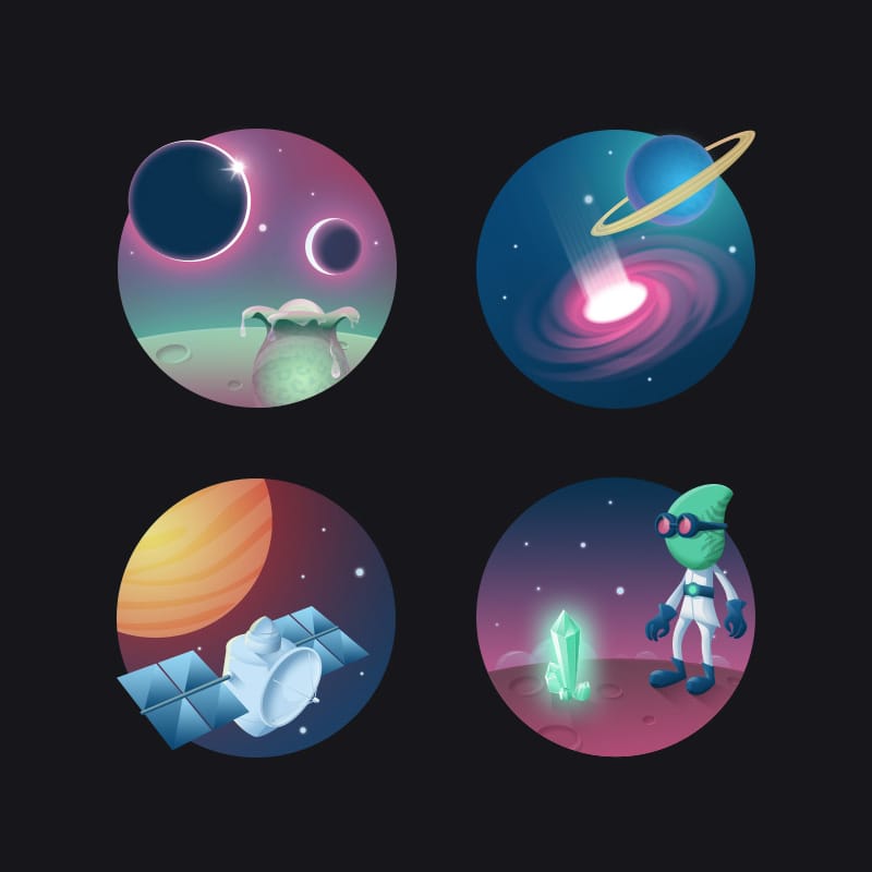 Icon Set Cosmos 2