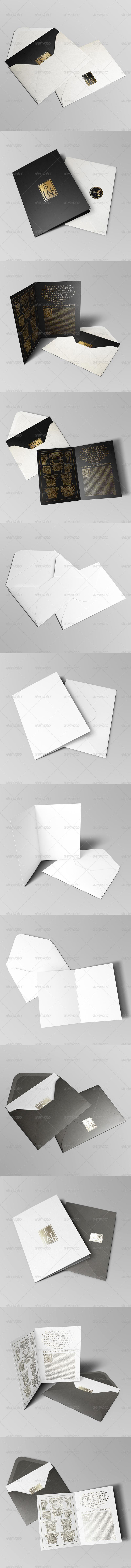 Invitation & Greeting Card Mockup Pack II