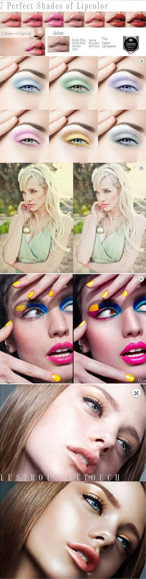 Lustrous Retouch Photoshop Actions