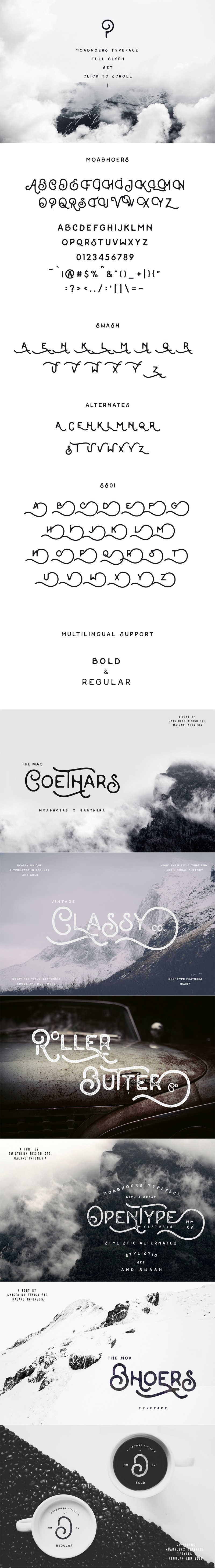 Moabhoers Typeface
