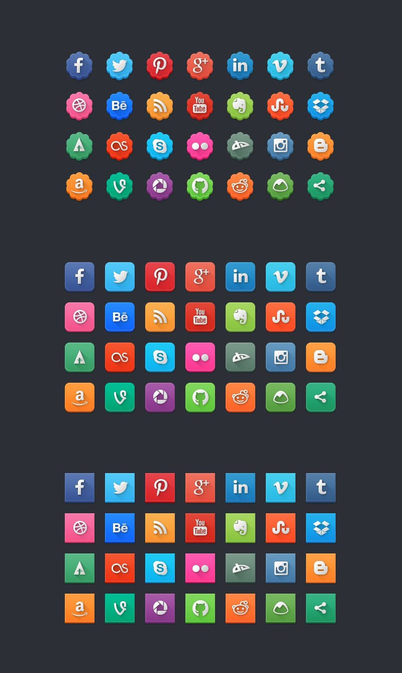 Modern Social Media Icon Pack