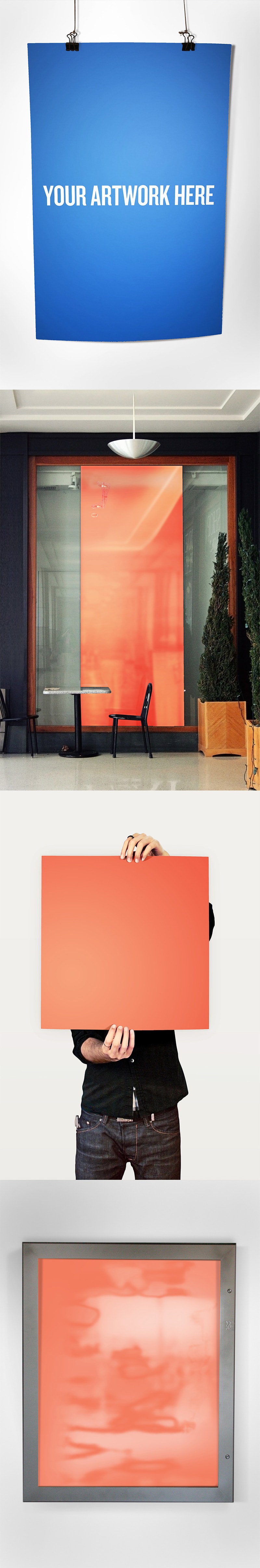 Poster Mockup Templates Pack