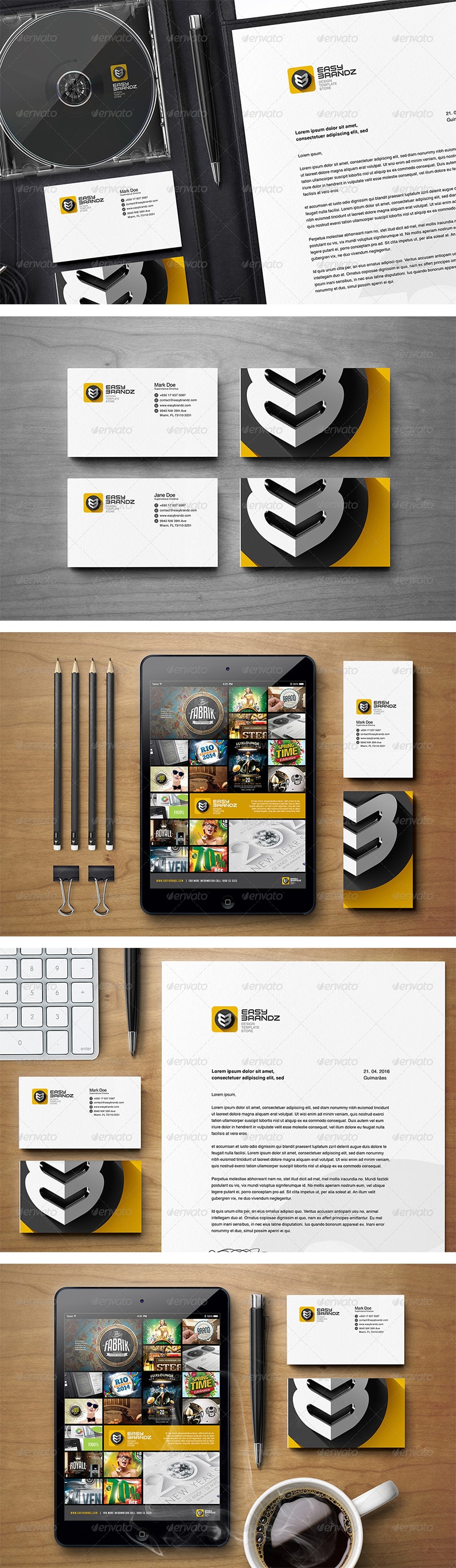 Stationery Mockups Vol. 01